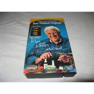 Tying & Fishing The Dave Whitlock Originals VHS Signed Autographed Volume 3
